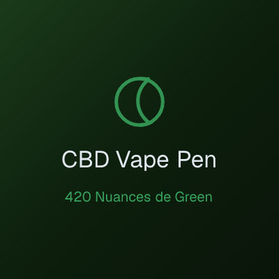 Vape Pen CBD Jetable