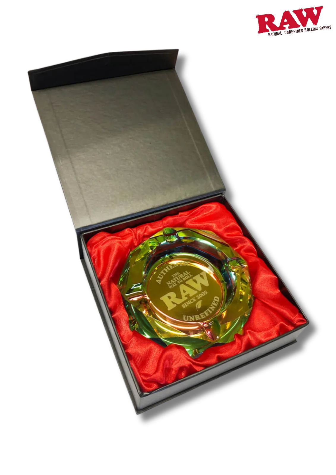 RAW – Cendrier en verre « Rainbow » — photo 1