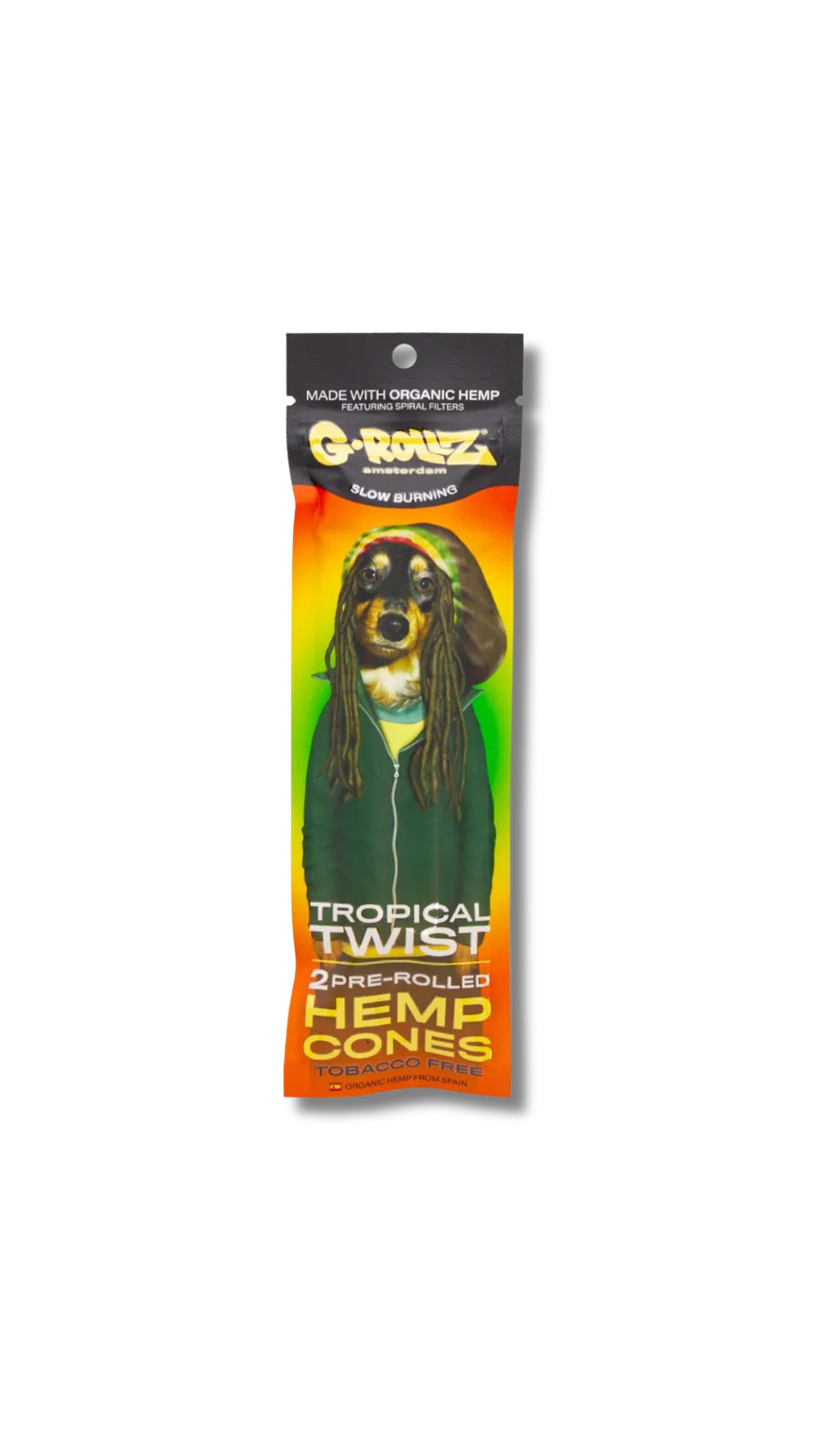 Blunt Chanvre G‑Rollz Tropical Twist – King Size Sans Tabac (Pack de 2)